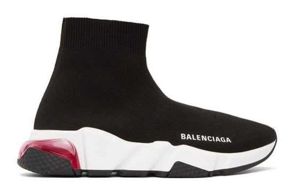 Balenciaga Clear Sole Speed "Black & Pink"