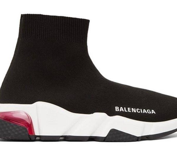 Balenciaga Clear Sole Speed "Black & Pink"