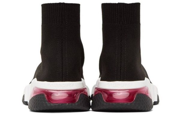 Balenciaga Clear Sole Speed "Black & Pink"