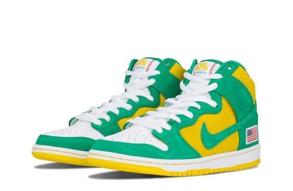 Nike SB Dunks High "Oakland A's"