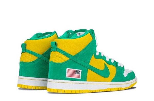 Nike SB Dunks High "Oakland A's"