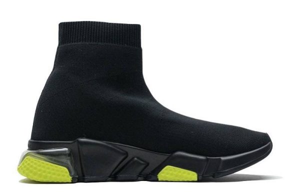 Balenciaga Speed Clear Sole "Black/Yellow Fluo"