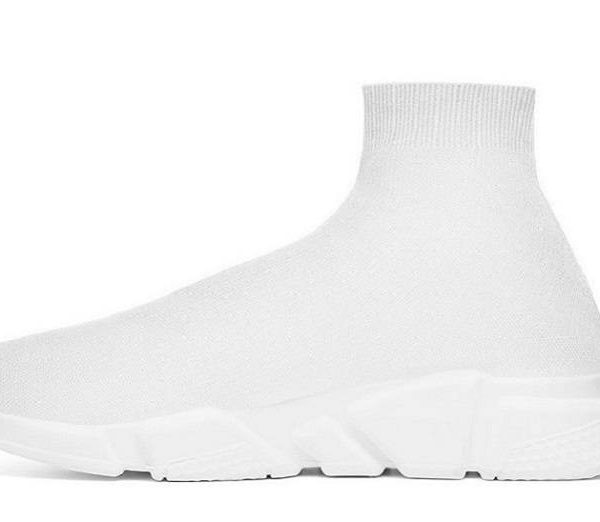 Balenciaga Speed Trainer Mid "Triple White"