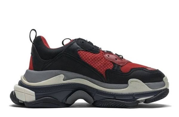 Balenciaga Triple S "Black Red Grey"