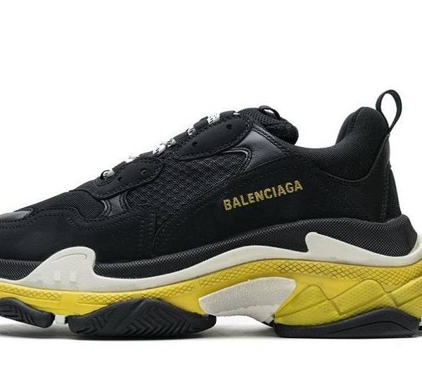 Balenciaga Triple S "Black Yellow"