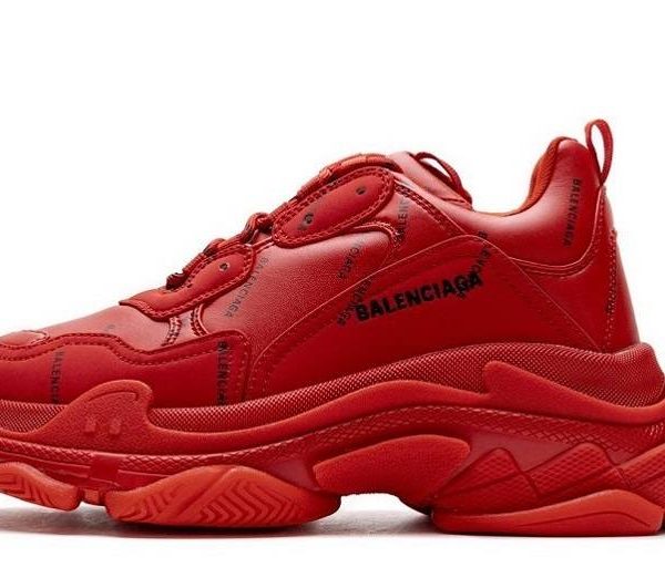 Balenciaga Triple S "Letter Bright Red"