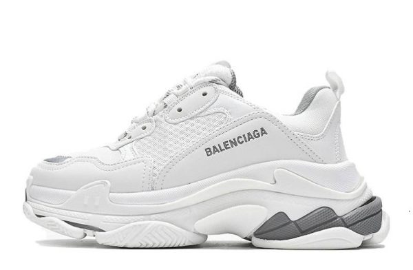 Balenciaga Triple S “White Silver”