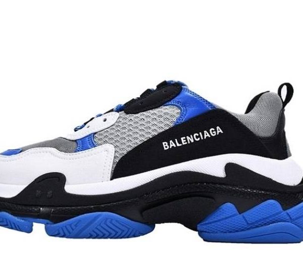 Balenciaga Triple S "Black White Blue"