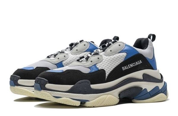 Balenciaga Triple S "Black Grey Blue"