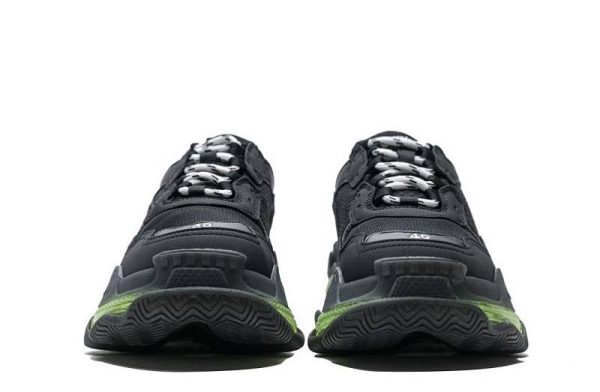 Balenciaga Triple S Clear Sole "Black Green"