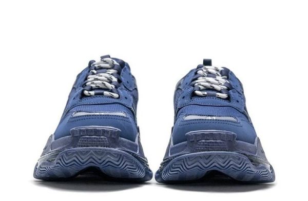 Balenciaga Triple S Clear Sole "Dark Blue"