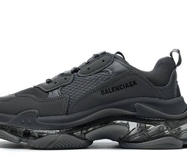 Balenciaga Triple S Clear Sole "Dark Grey"