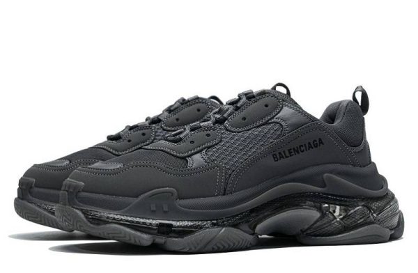 Balenciaga Triple S Clear Sole "Dark Grey"