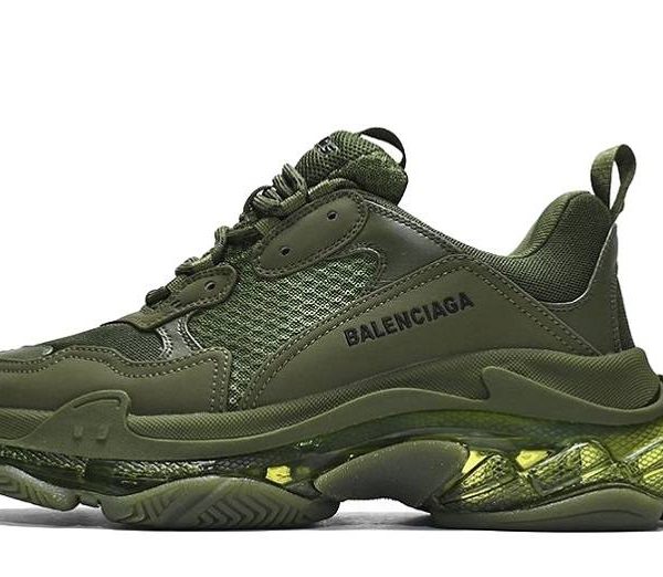 Balenciaga Triple S Clear Sole “Dark Green”