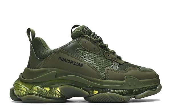 Balenciaga Triple S Clear Sole “Dark Green”