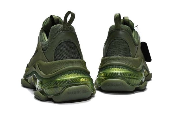 Balenciaga Triple S Clear Sole “Dark Green”