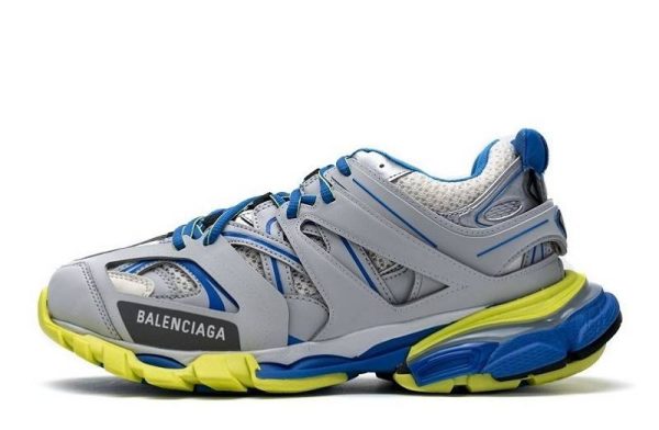 Balenciaga Tess S. "Grey Blue Yellow"