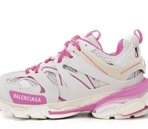 Balenciaga Track Sneaker "White Fluo Pink"