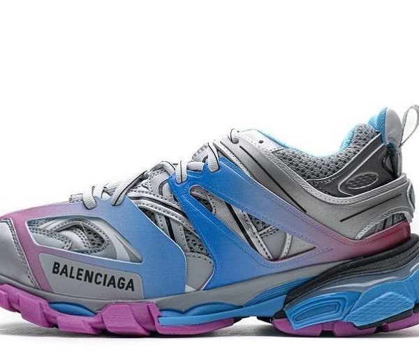 Balenciaga Tess S. "Blue Pink Silver"