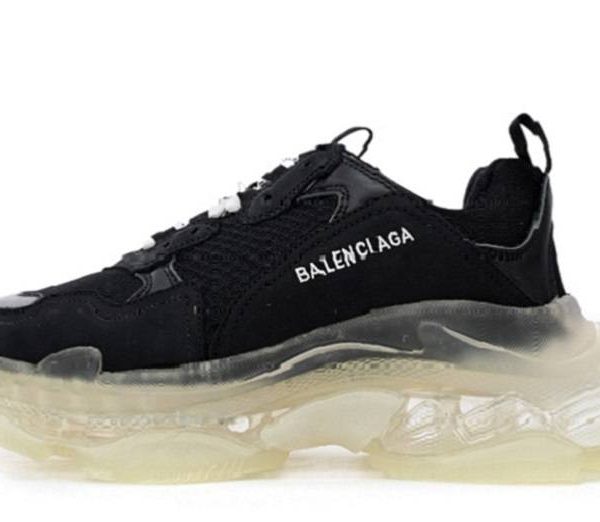 Balenciaga Triple S Clear Sole "Black Crystal"