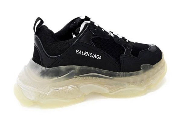 Balenciaga Triple S Clear Sole "Black Crystal"