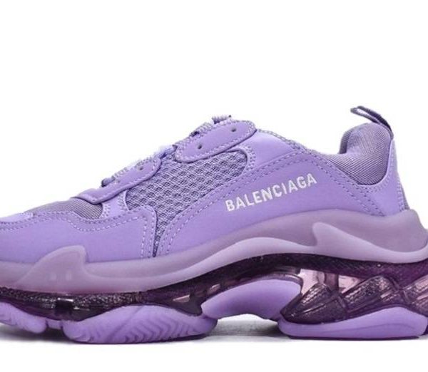 Balenciaga Triple S Clear Sole "Purple"