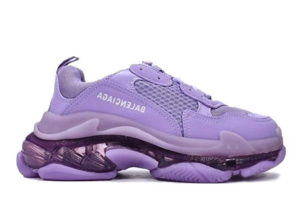 Balenciaga Triple S Clear Sole "Purple"