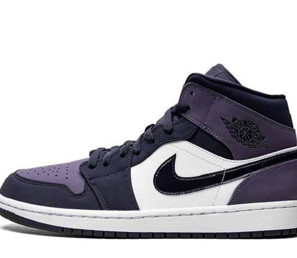 Air Jordan 1 Mid "Obsidian Sanded Purple"