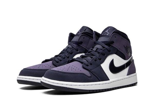 Air Jordan 1 Mid "Obsidian Sanded Purple"