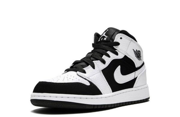 Air Jordan 1 Mid "White Black"