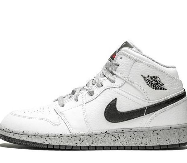 Jordan 1 "White Cement" Mid