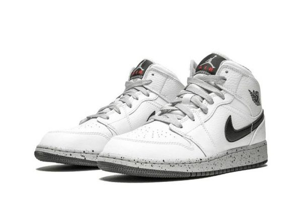 Jordan 1 "White Cement" Mid