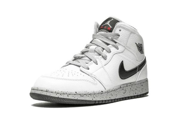 Jordan 1 "White Cement" Mid