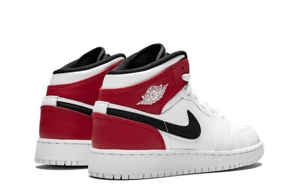 Jordan 1 "White Black Gym Red" Mid