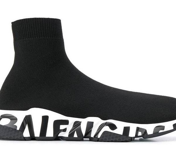 Balenciaga Speed Trainer "Graffiti - Black White"