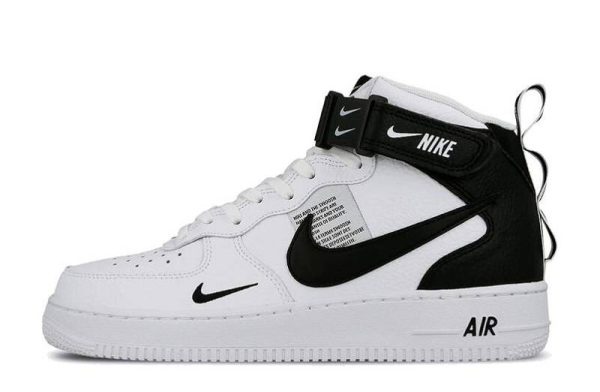 Air Force 1 Mid "Utility White/Black"