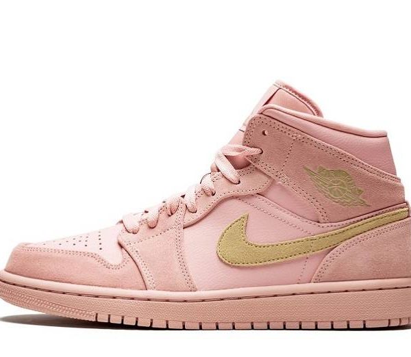 Jordan 1 "Coral Gold" Mid