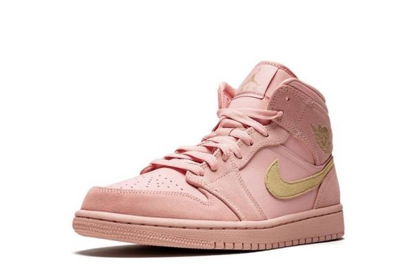 Jordan 1 "Coral Gold" Mid