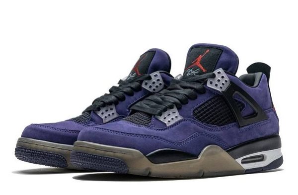 Travis Scott (TS) x Air Jordan 4 "Purple"