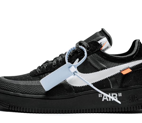 Off-White Air Force 1s Low “Black”