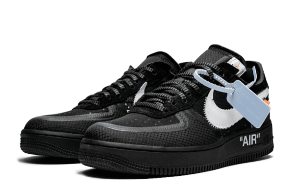 Off-White Air Force 1s Low “Black”