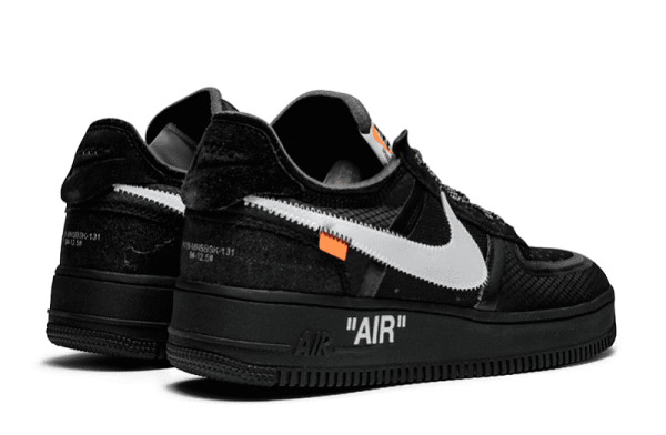 Off-White Air Force 1s Low “Black”