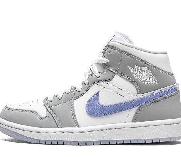 Air Jordan 1 "Wolf Grey/Aluminum" Mid