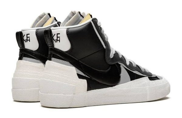 Sacai x Blazer Mid “Black/Wolf Grey”