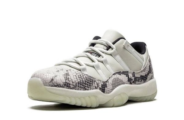 Air Jordan 11 Retro Low "Light Bone Snakeskin"