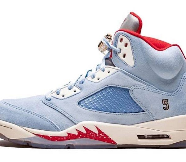 Trophy Room x Air Jordan 5 Retro "Ice Blue"