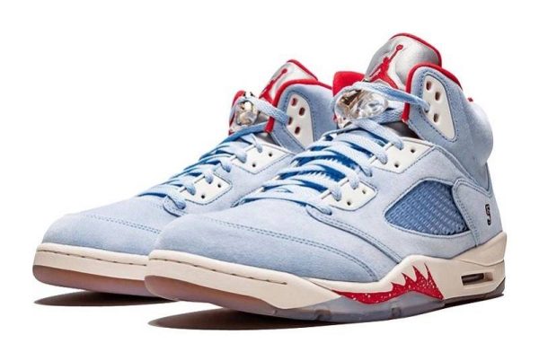 Trophy Room x Air Jordan 5 Retro "Ice Blue"