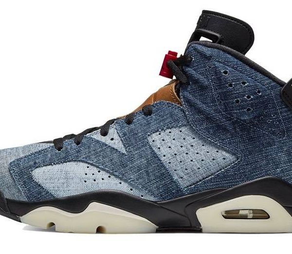 Air Jordan 6 "Black Washed Denim"