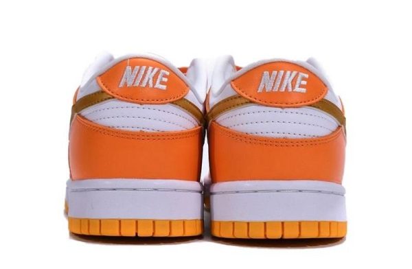 Nike Dunk Low "White/Orange Blaze-Gold"