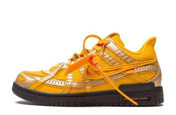 Off-White x Air Rubber Dunk "University Gold"